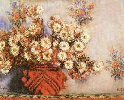 Claude Monet Chrysanthemums ss USA oil painting artist